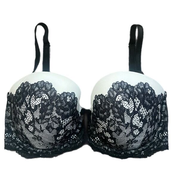 Victoria’s Secret Dream Angels Strapless Multi-way lightly padded lace print bra - Picture 1 of 5